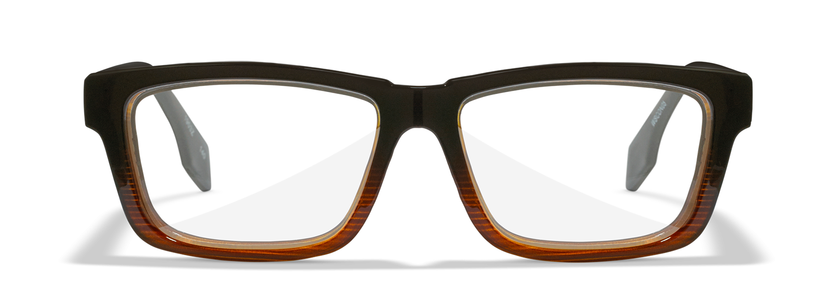 [Gloss Black To Brown Stripe/Clear]