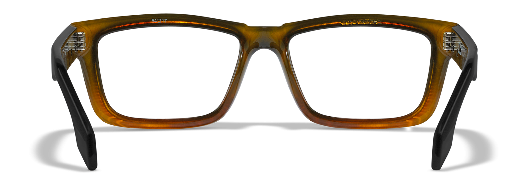 [Gloss Black To Brown Stripe/Clear]