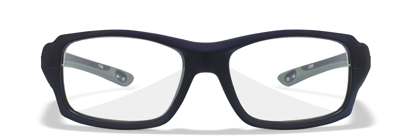 [Matte Blue Indigo and Grey/Clear]