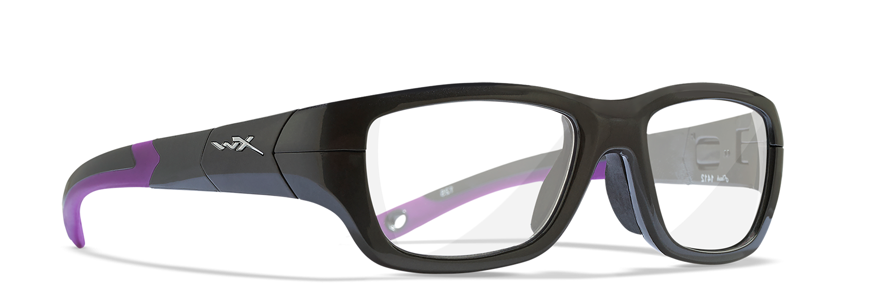 [Graphite and Purple/Clear]