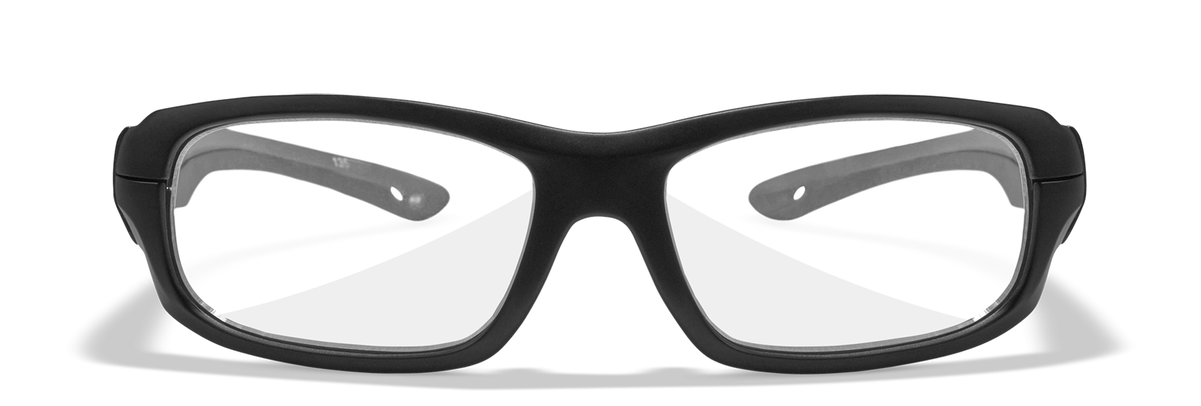 [Matte Black and Dark Silver/Clear]