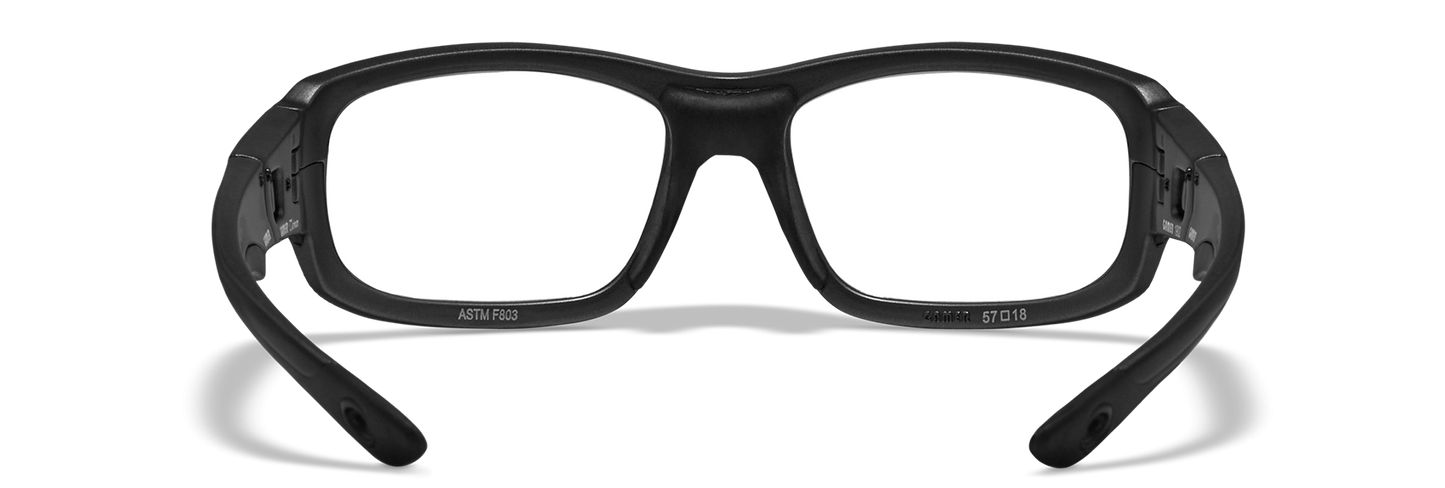 [Matte Black and Dark Silver/Clear]