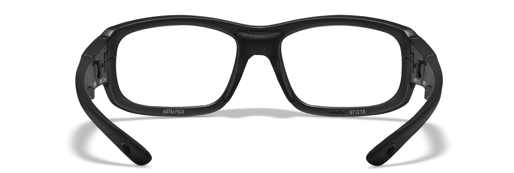 [Matte Black and Dark Silver/Clear]