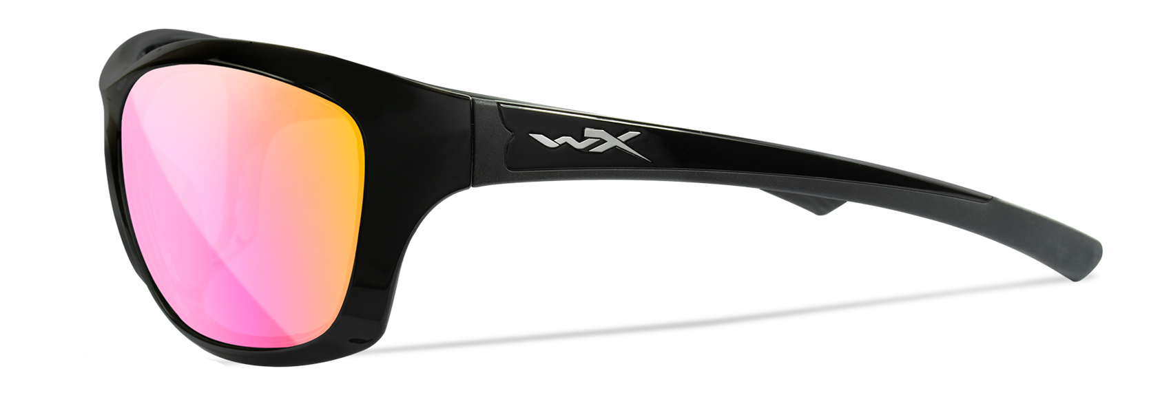 [Gloss Black/CAPTIVATE™ Polarized Rose Gold Mirror]