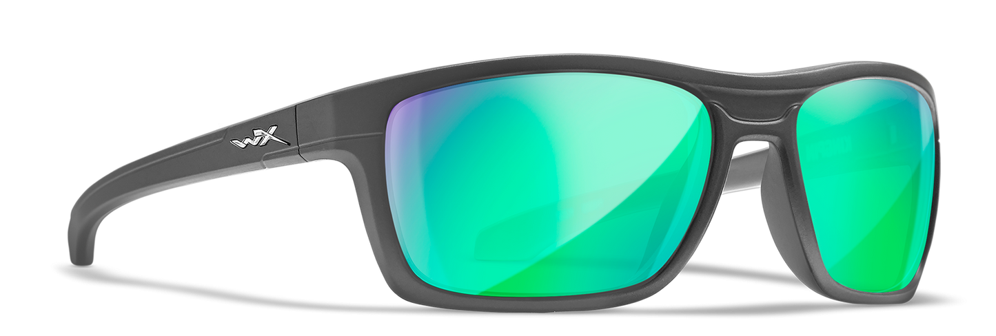 [Matte Graphite/CAPTIVATE™ Polarized Green Mirror]