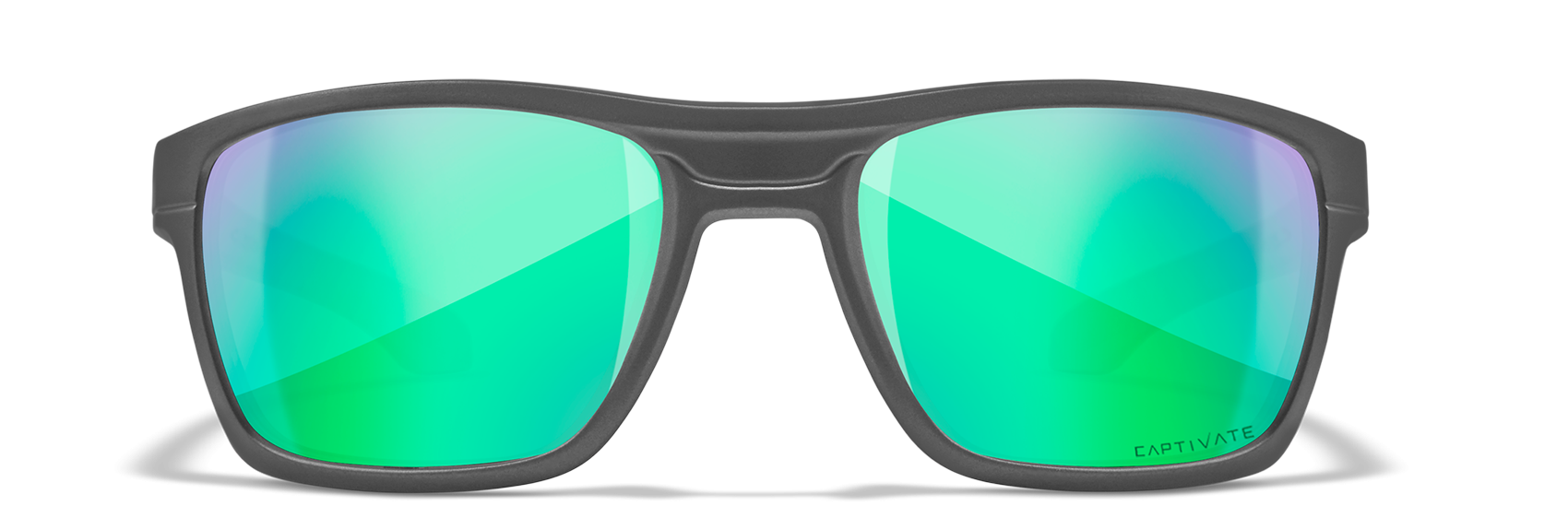 [Matte Graphite/CAPTIVATE™ Polarized Green Mirror]