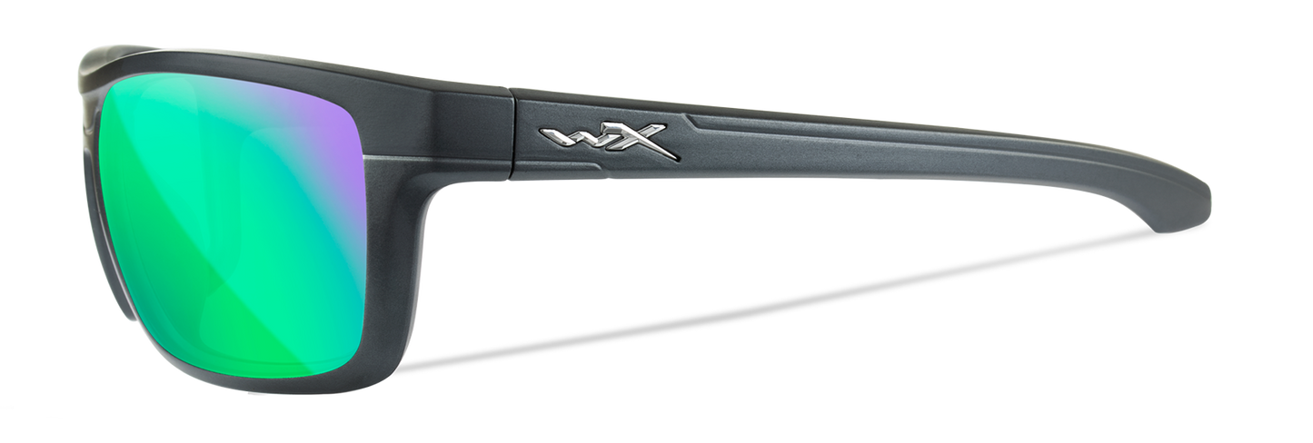 [Matte Graphite/CAPTIVATE™ Polarized Green Mirror]