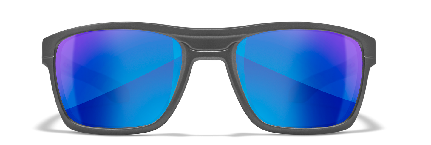 [Matte Graphite/Polarized Blue Mirror]