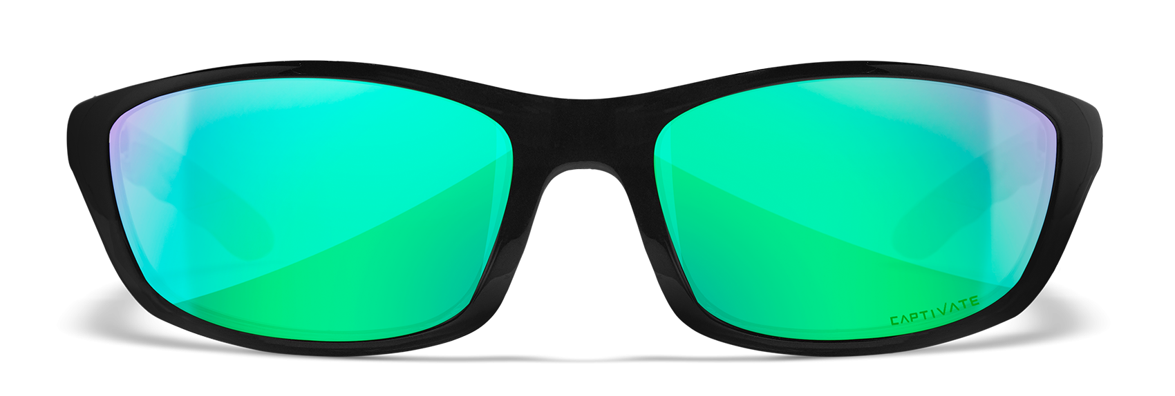 [Gloss Black/CAPTIVATE™ Polarized Green Mirror]