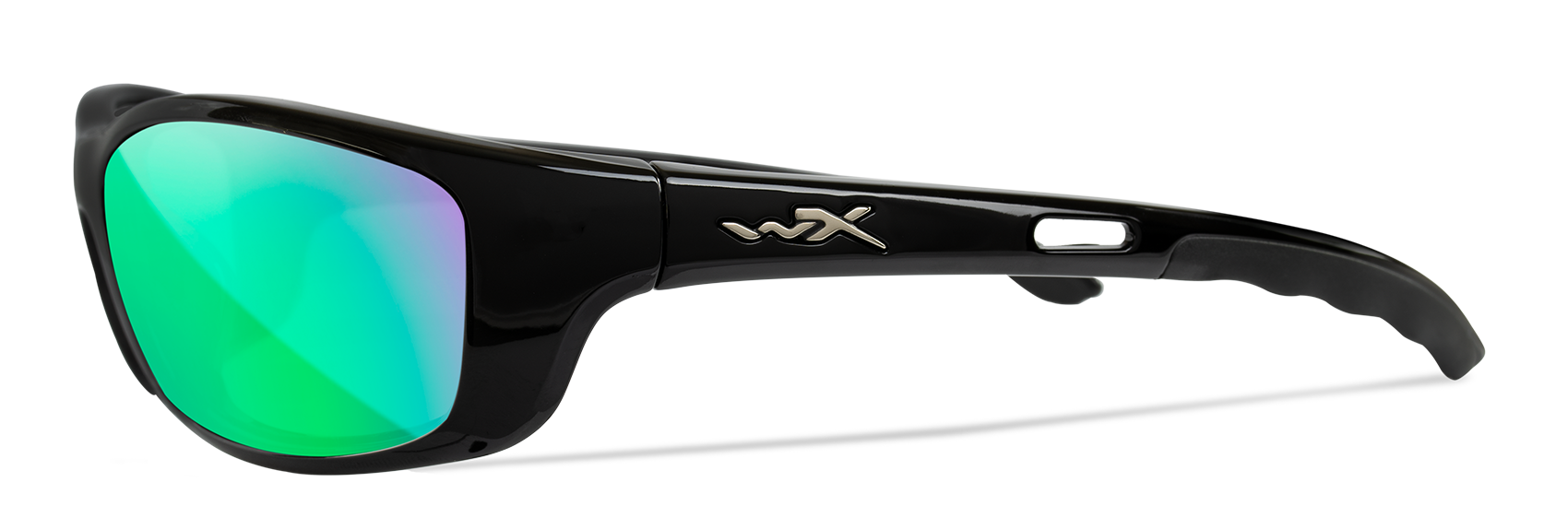 [Gloss Black/CAPTIVATE™ Polarized Green Mirror]