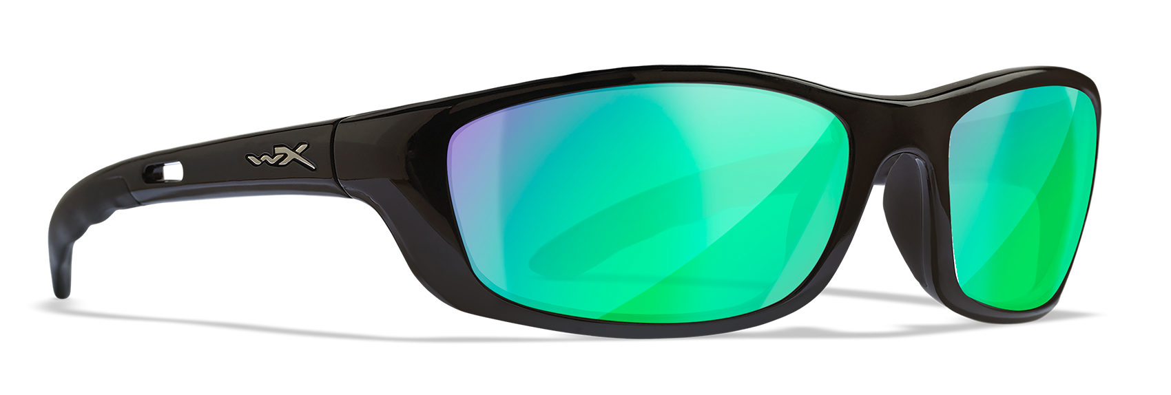 [Gloss Black/CAPTIVATE™ Polarized Green Mirror]