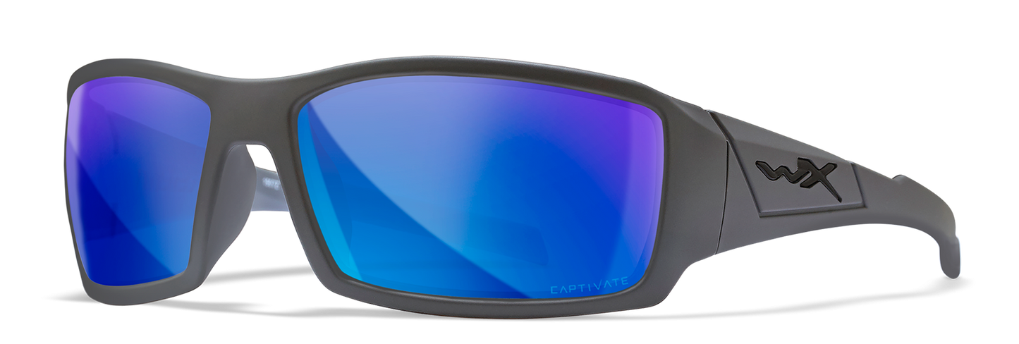 [Matte Grey/CAPTIVATE™ Polarized Blue Mirror]