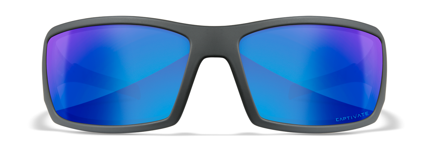 [Matte Grey/CAPTIVATE™ Polarized Blue Mirror]