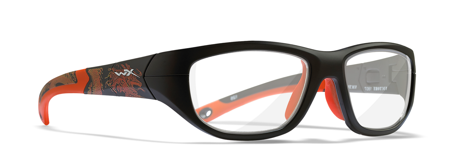 [Matte Black with Sonic Orange/Clear]