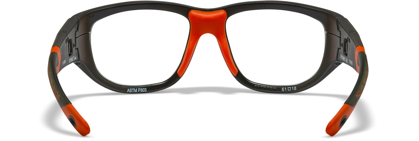 [Matte Black with Sonic Orange/Clear]