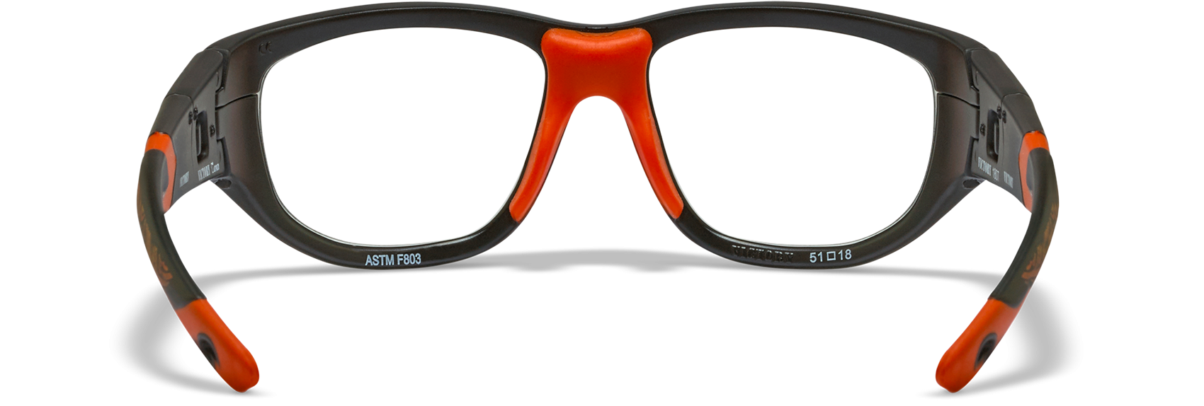 [Matte Black with Sonic Orange/Clear]