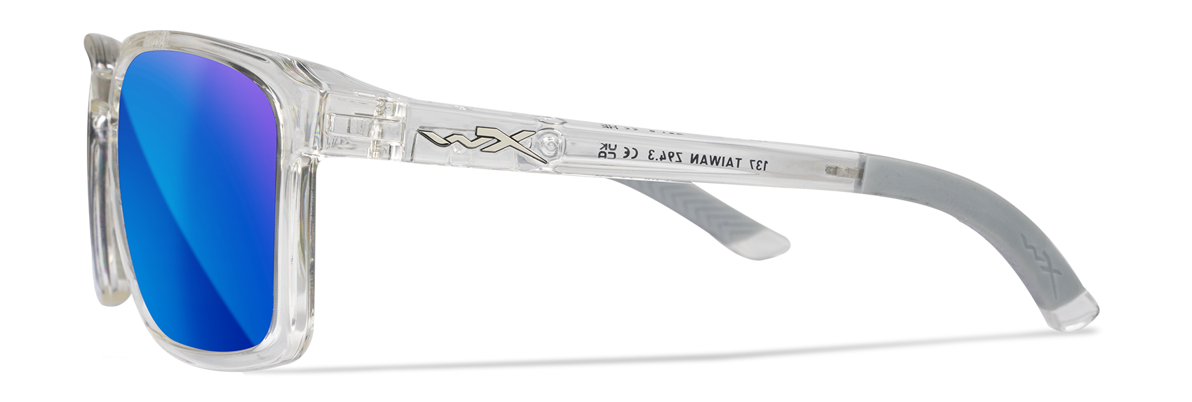 [Gloss Clear Crystal/CAPTIVATE™ Polarized Blue Mirror]