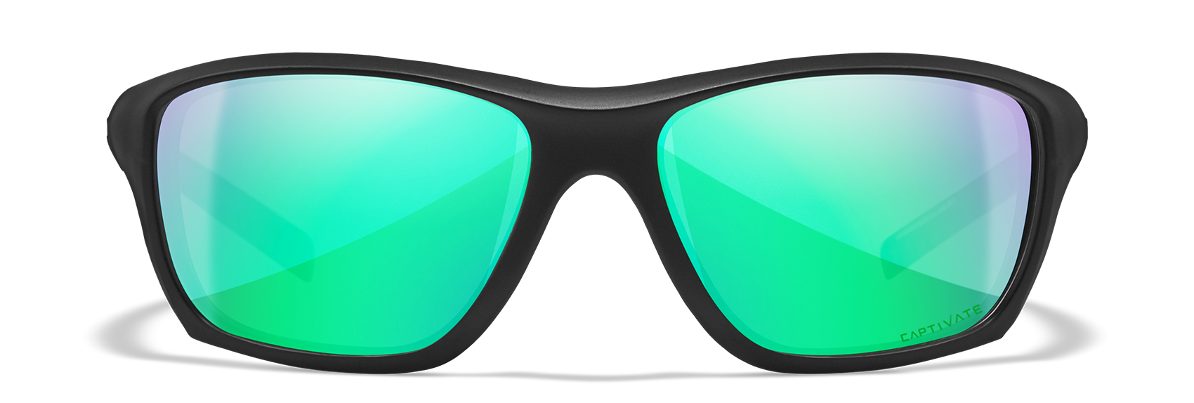 [Matte Black/CAPTIVATE™ Polarized Green Mirror]