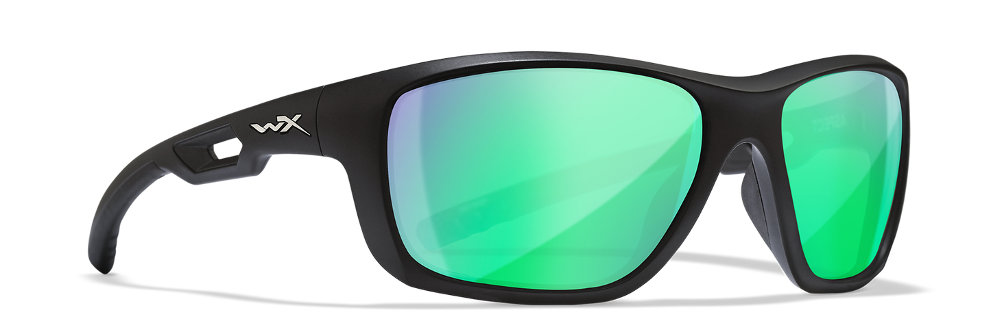 [Matte Black/CAPTIVATE™ Polarized Green Mirror]