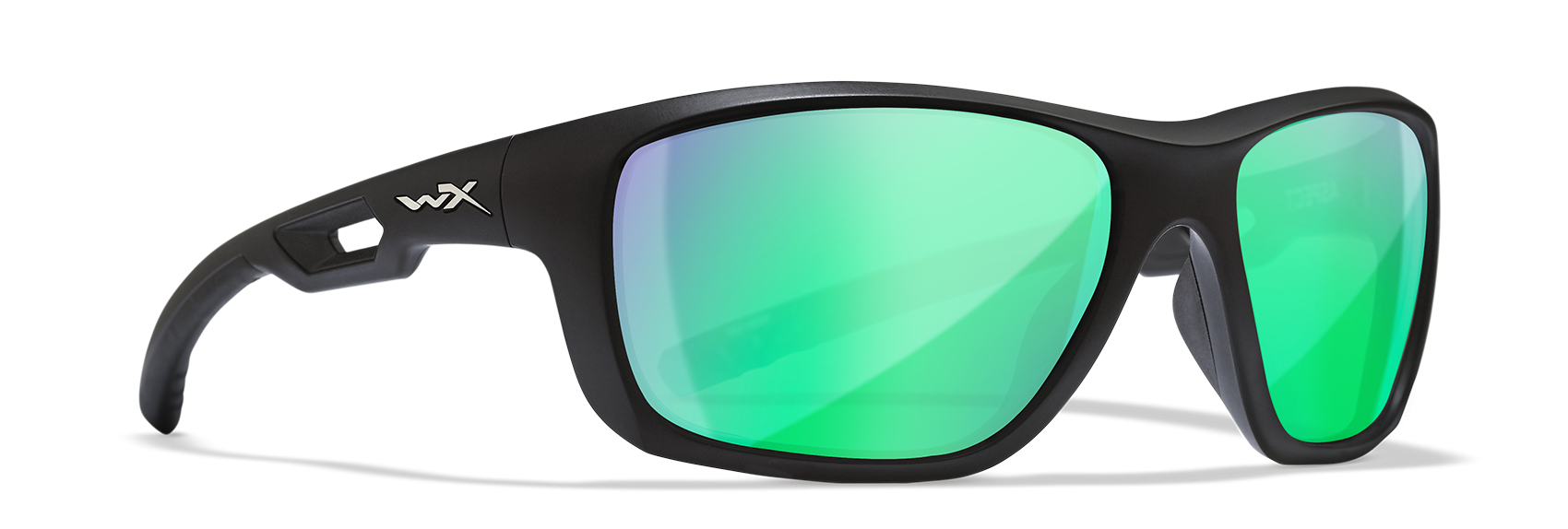 [Matte Black/CAPTIVATE™ Polarized Green Mirror]