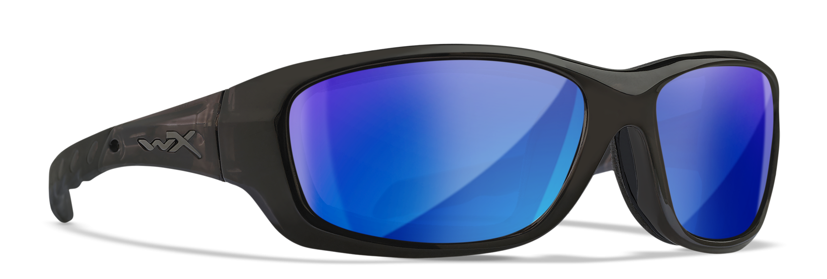 [Black Crystal/CAPTIVATE™ Polarized Blue Mirror]
