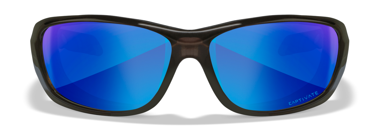 [Black Crystal/CAPTIVATE™ Polarized Blue Mirror]