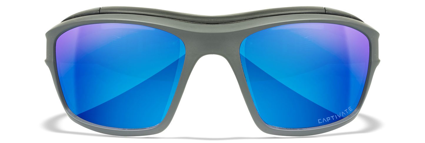 [Matte Grey/CAPTIVATE™ Polarized Blue Mirror]
