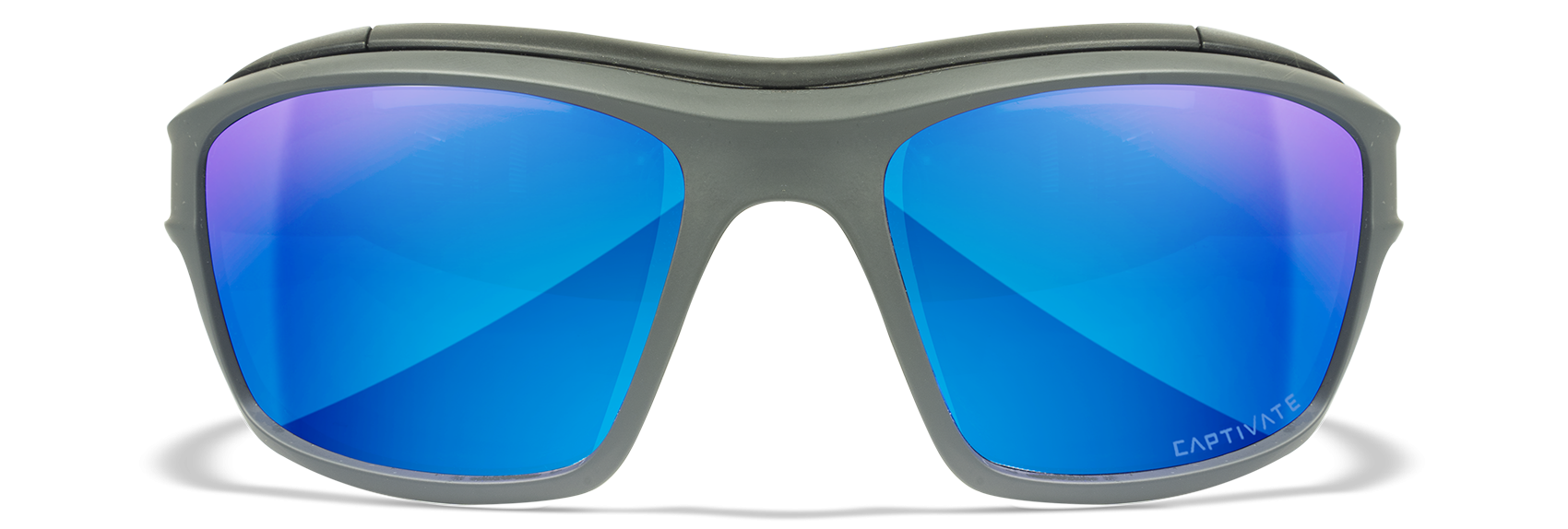 [Matte Grey/CAPTIVATE™ Polarized Blue Mirror]