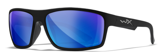 [Matte Black/CAPTIVATE™ Polarized Blue Mirror]