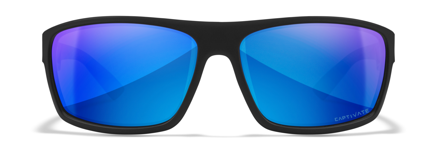 [Matte Black/CAPTIVATE™ Polarized Blue Mirror]