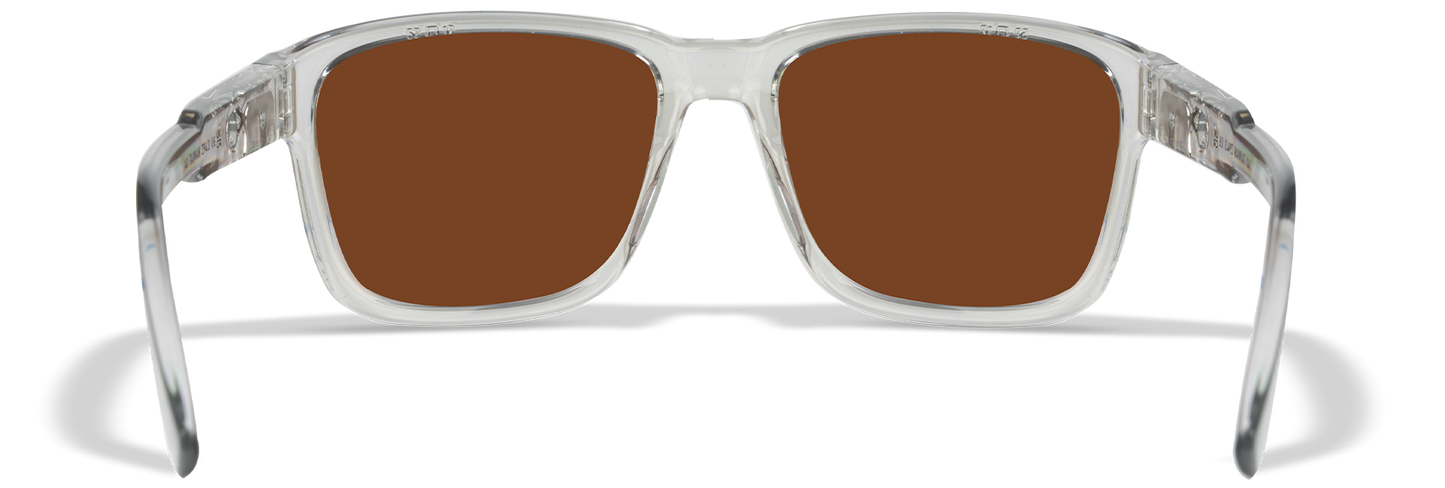 [Gloss Crystal Light Grey/CAPTIVATE™ Polarized Green Mirror]