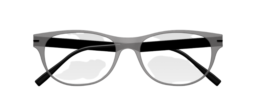 [Frost Gray Face - Black Temples]