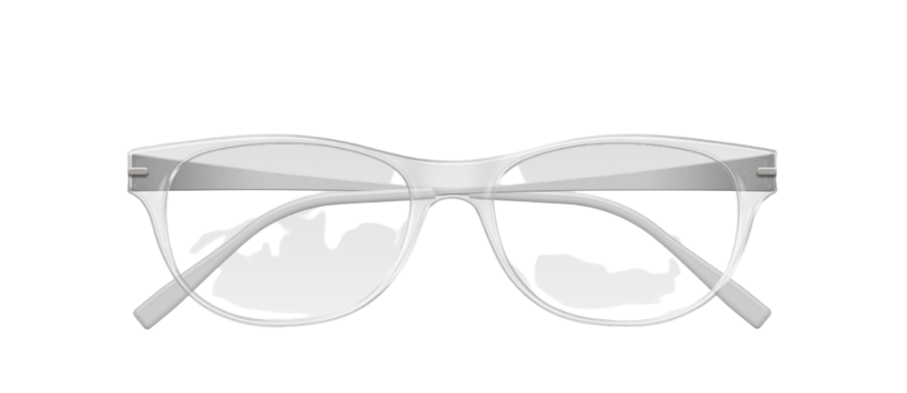 [Crystal Face - Gray Mother of Pearl Tempes]