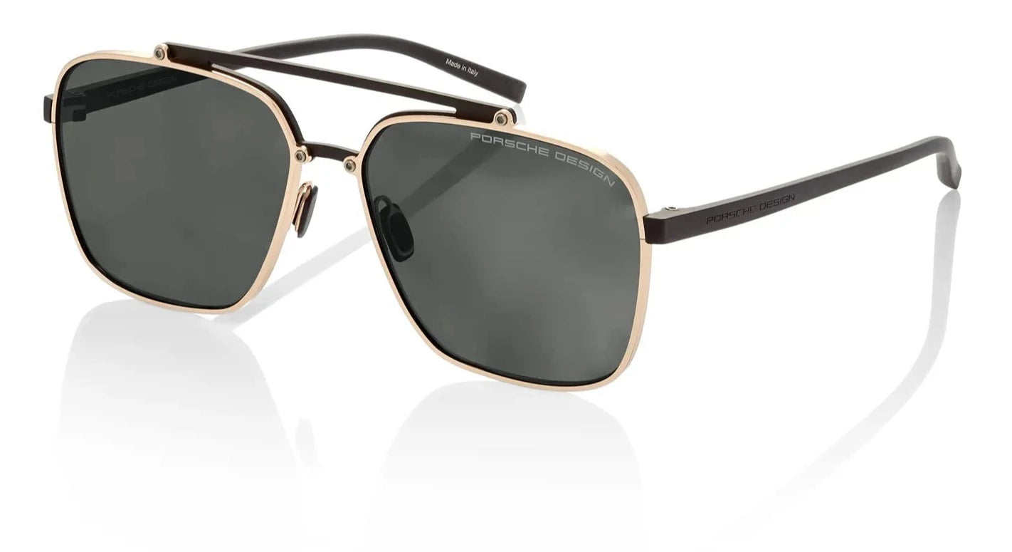 [Gold Black - Grey Polarized]