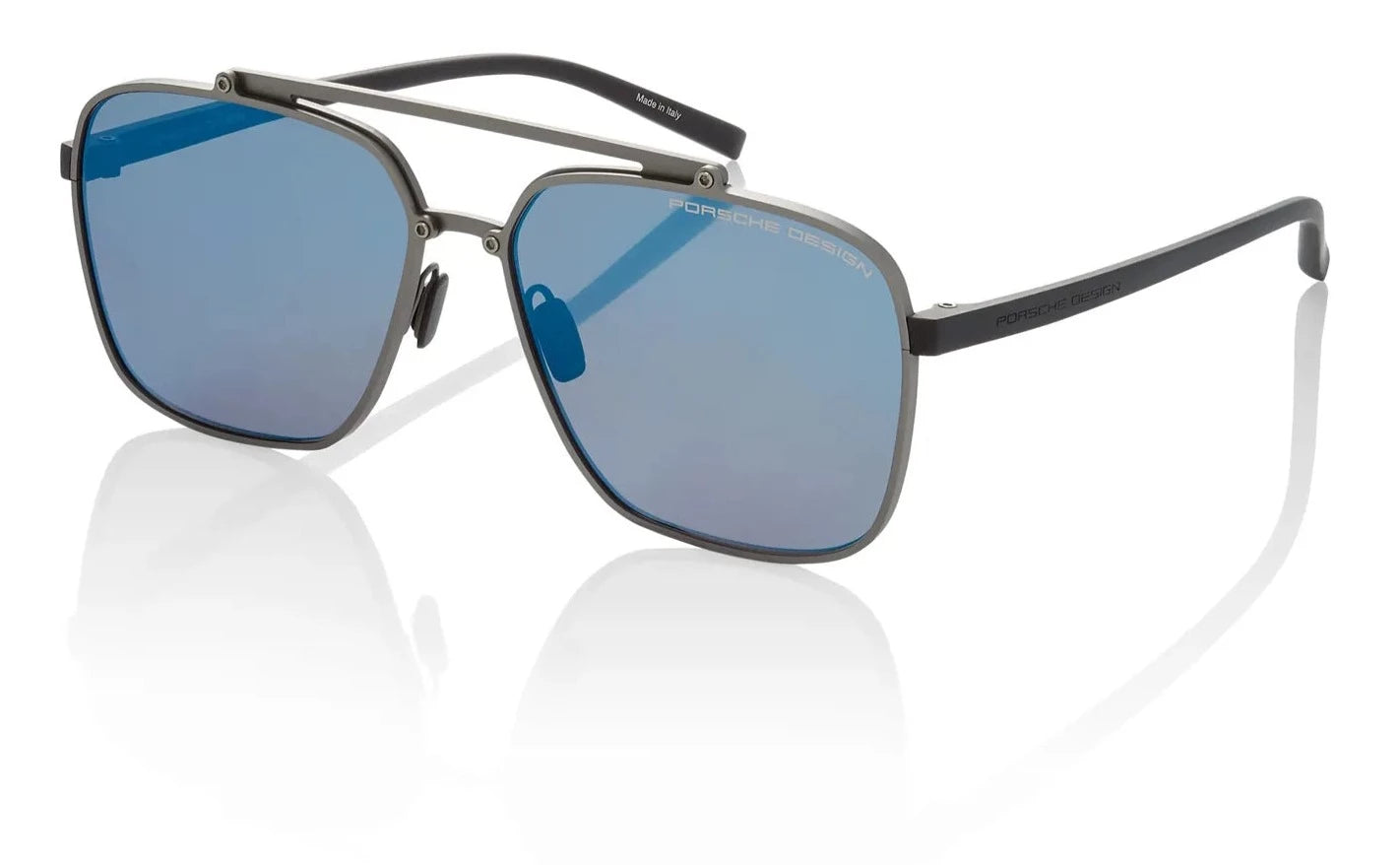 [Dark Grey Black - Strong Dark Blue Mirror]