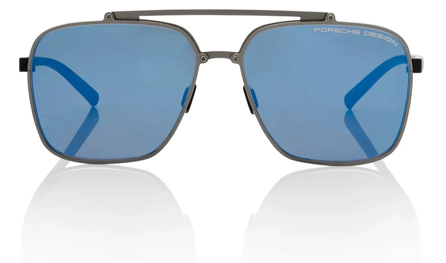 [Dark Grey Black - Strong Dark Blue Mirror]