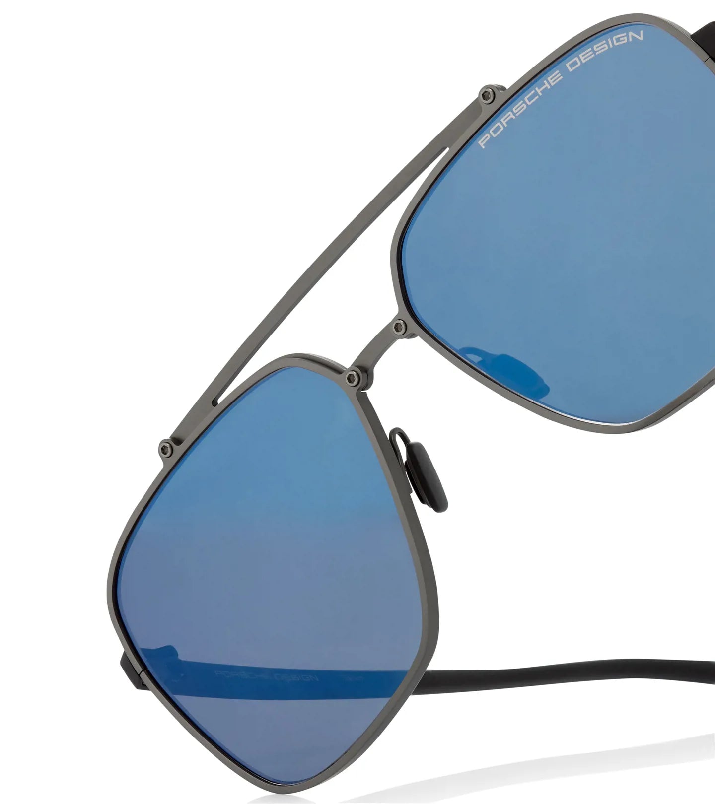 [Dark Grey Black - Strong Dark Blue Mirror]