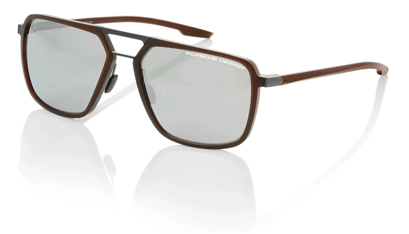 [Brown Black - Mercury Silver Mirror]