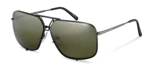 [Dark Gunmetal - Green Polarized + Grey Gradient]