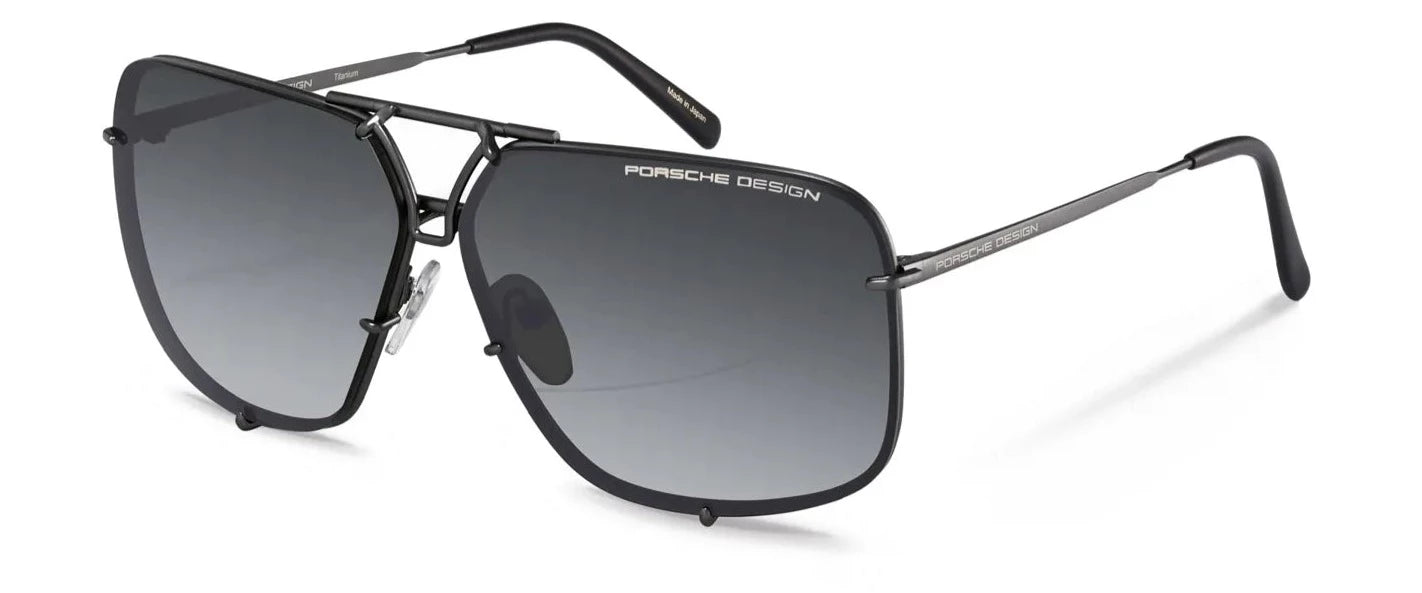 [Dark Gunmetal - Green Polarized + Grey Gradient]