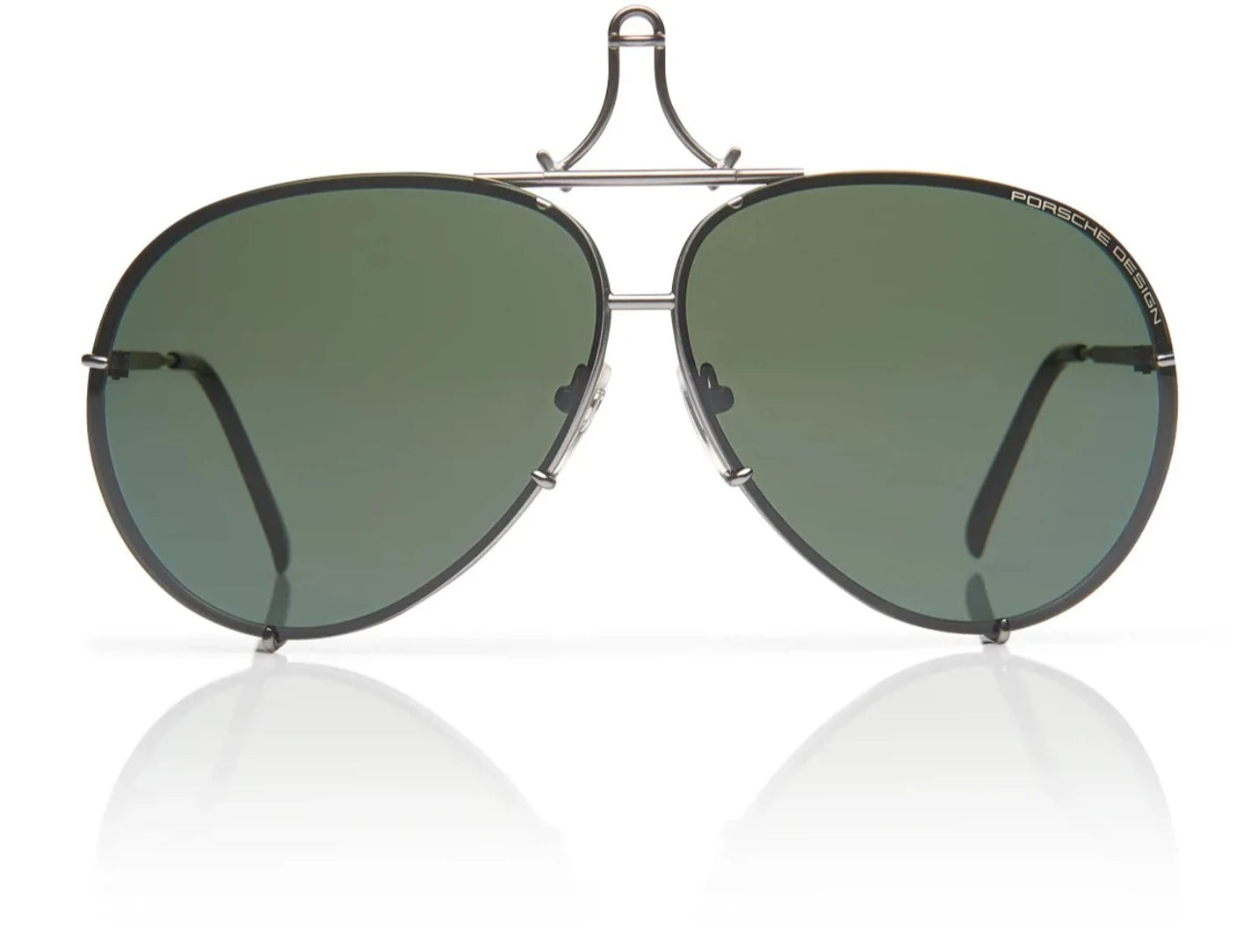 [Grey Matte - Green + Dark Orange Silver Mirror]
