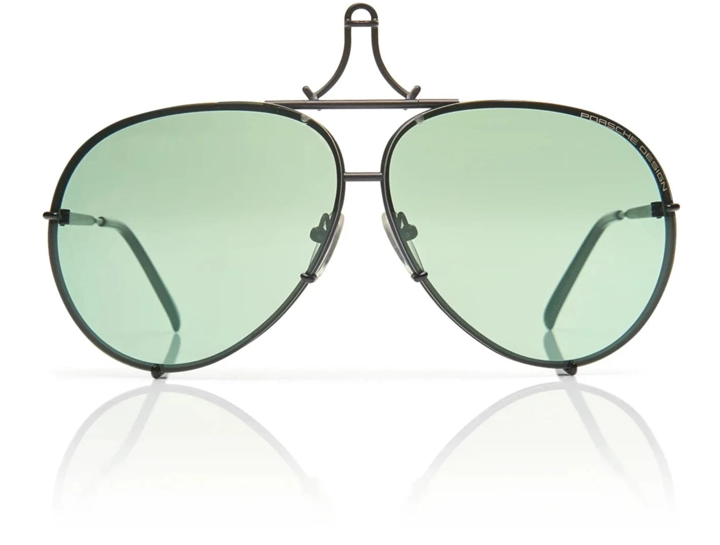 [Black Matte - Olive Mirror + Brown]