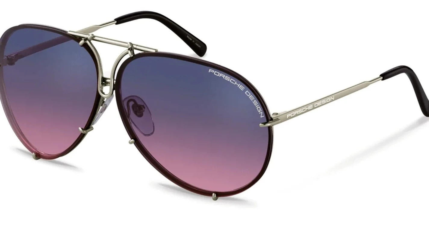 [Titanium - Pink Gradient + Mercury Silver Mirrored]