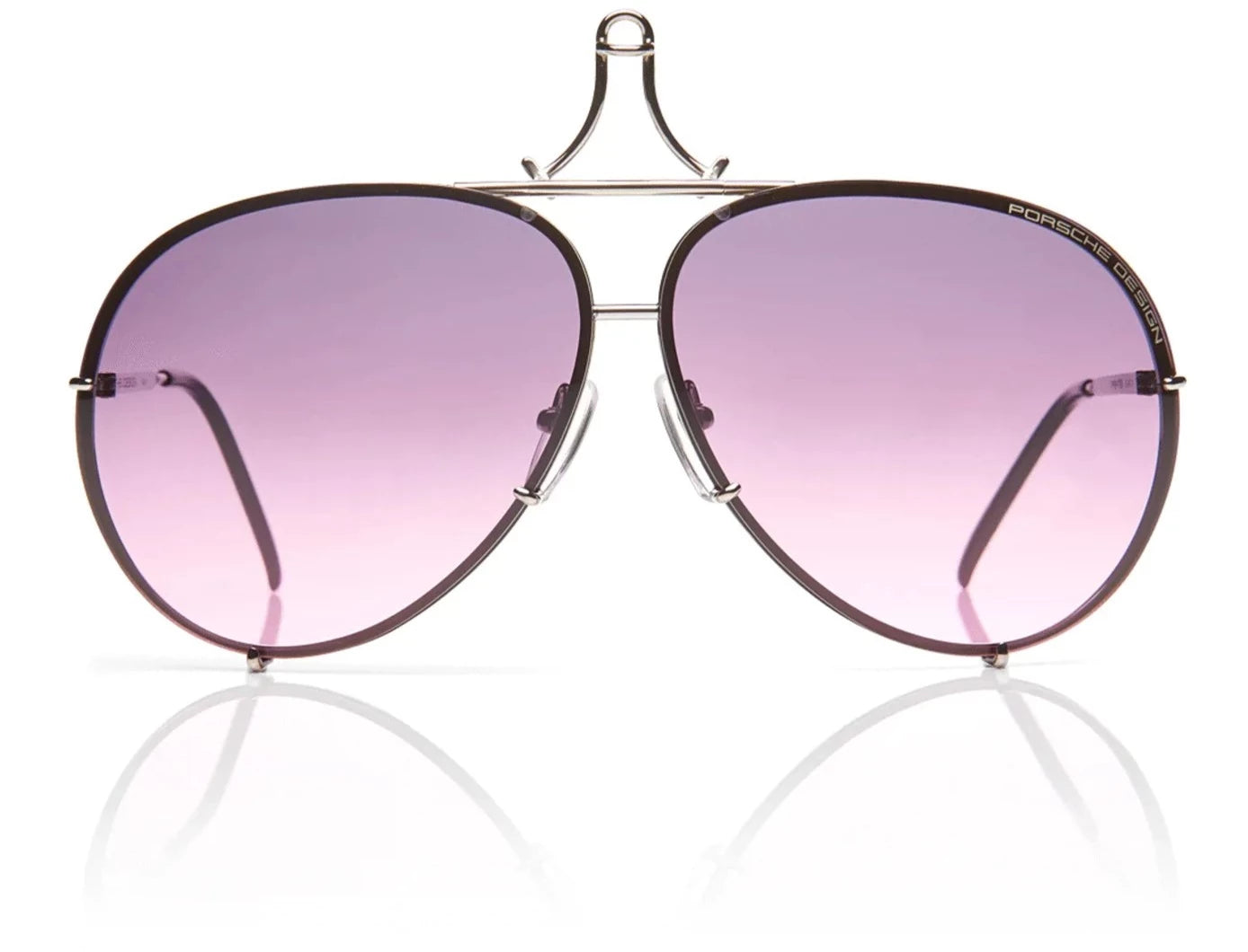 [Titanium - Pink Gradient + Mercury Silver Mirrored]