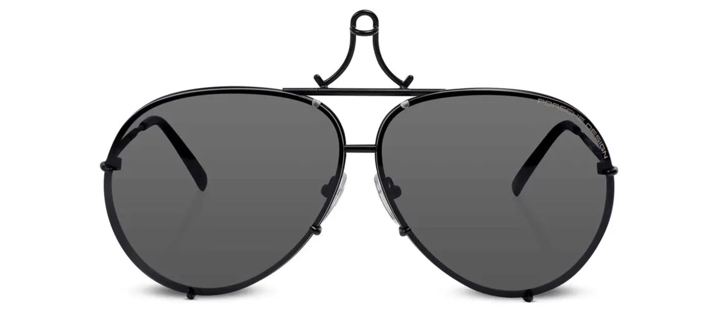 [Black Matte - Grey Blue + Silver Mirror]