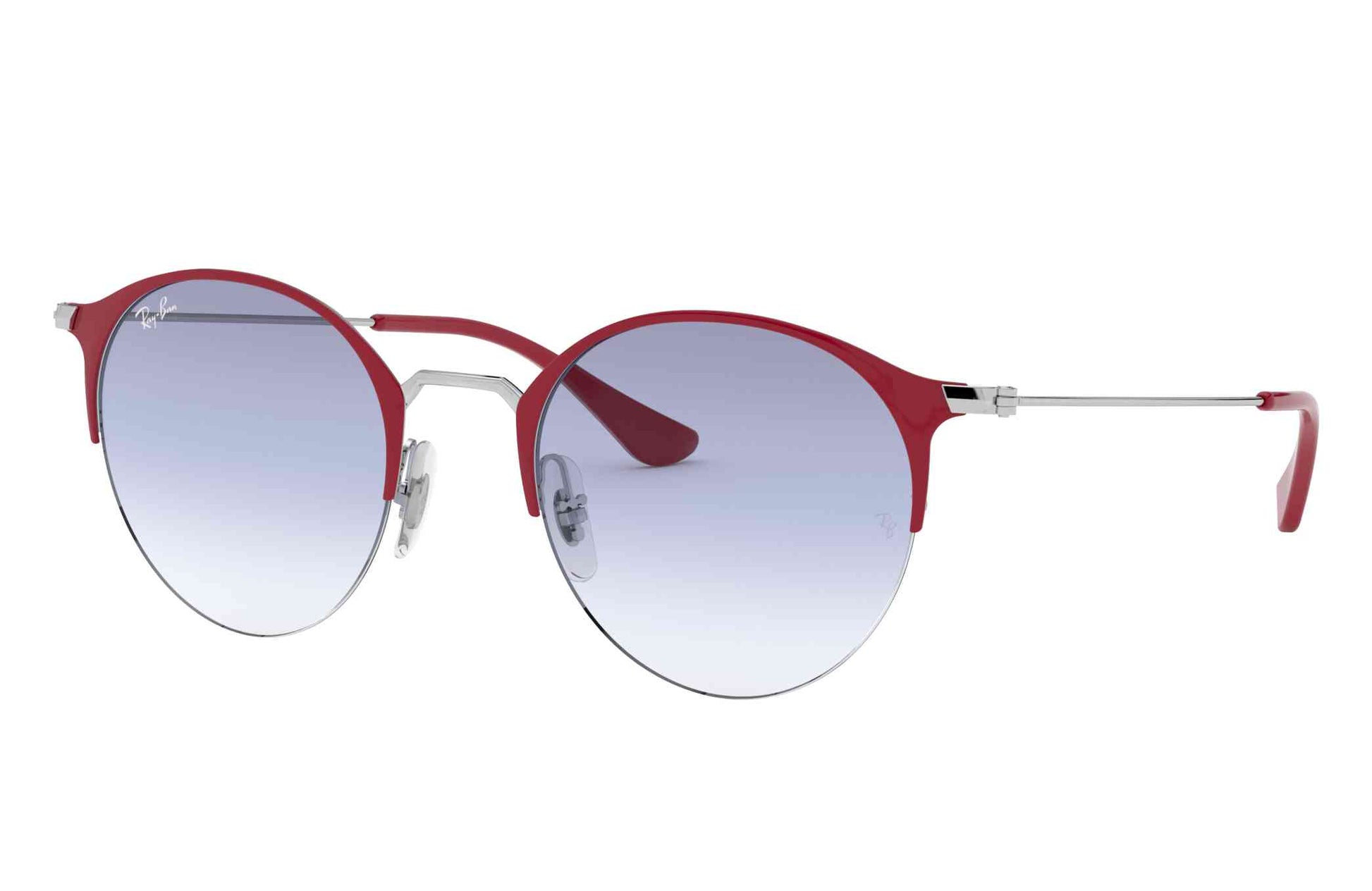 [Bordeaux; Silver - Light Blue Gradient]