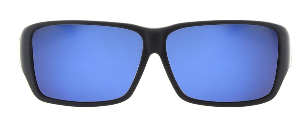 [Matte Black - Polarvue Blue Mirror]
