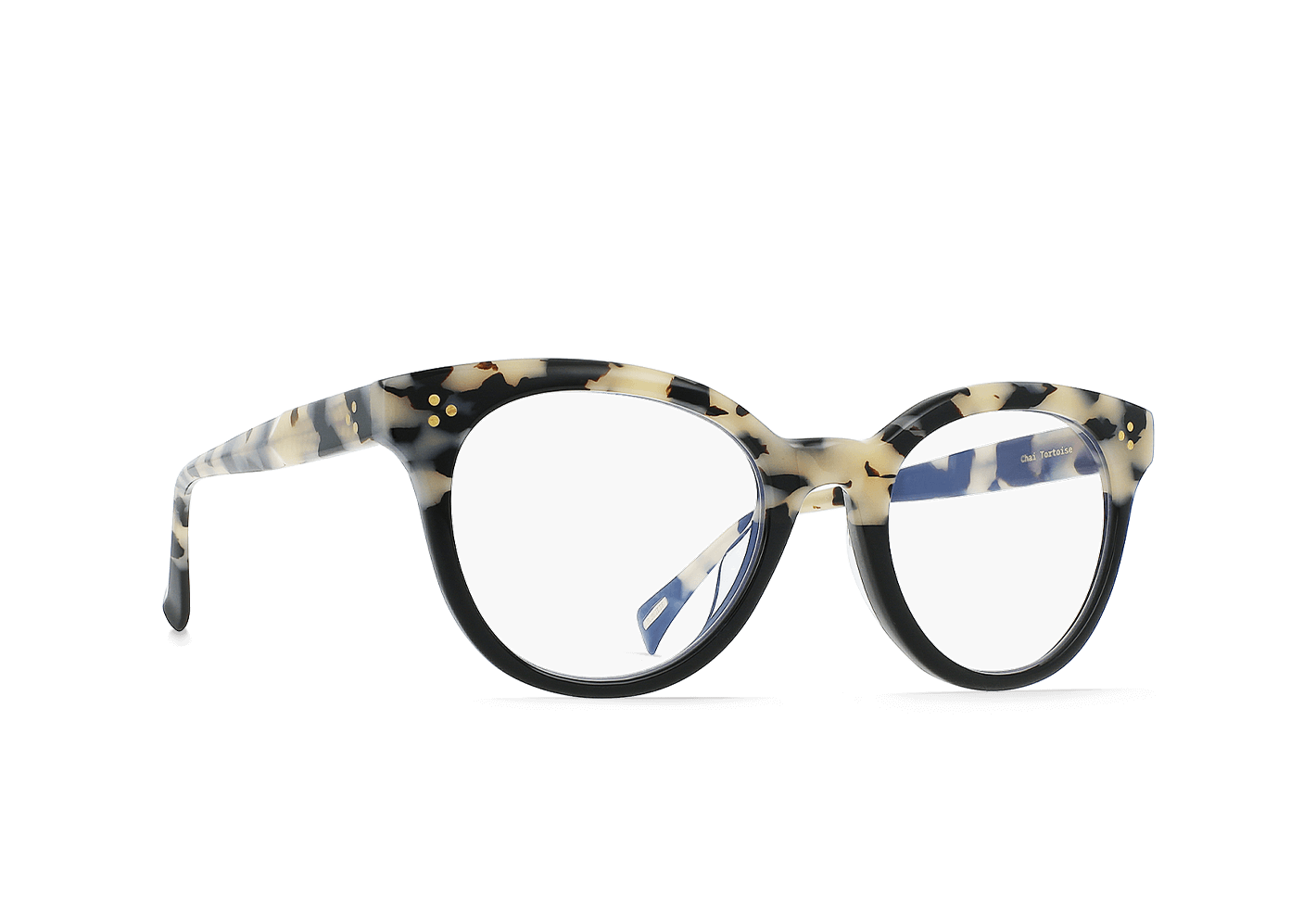 [Chai Tortoise + Black - Clear]