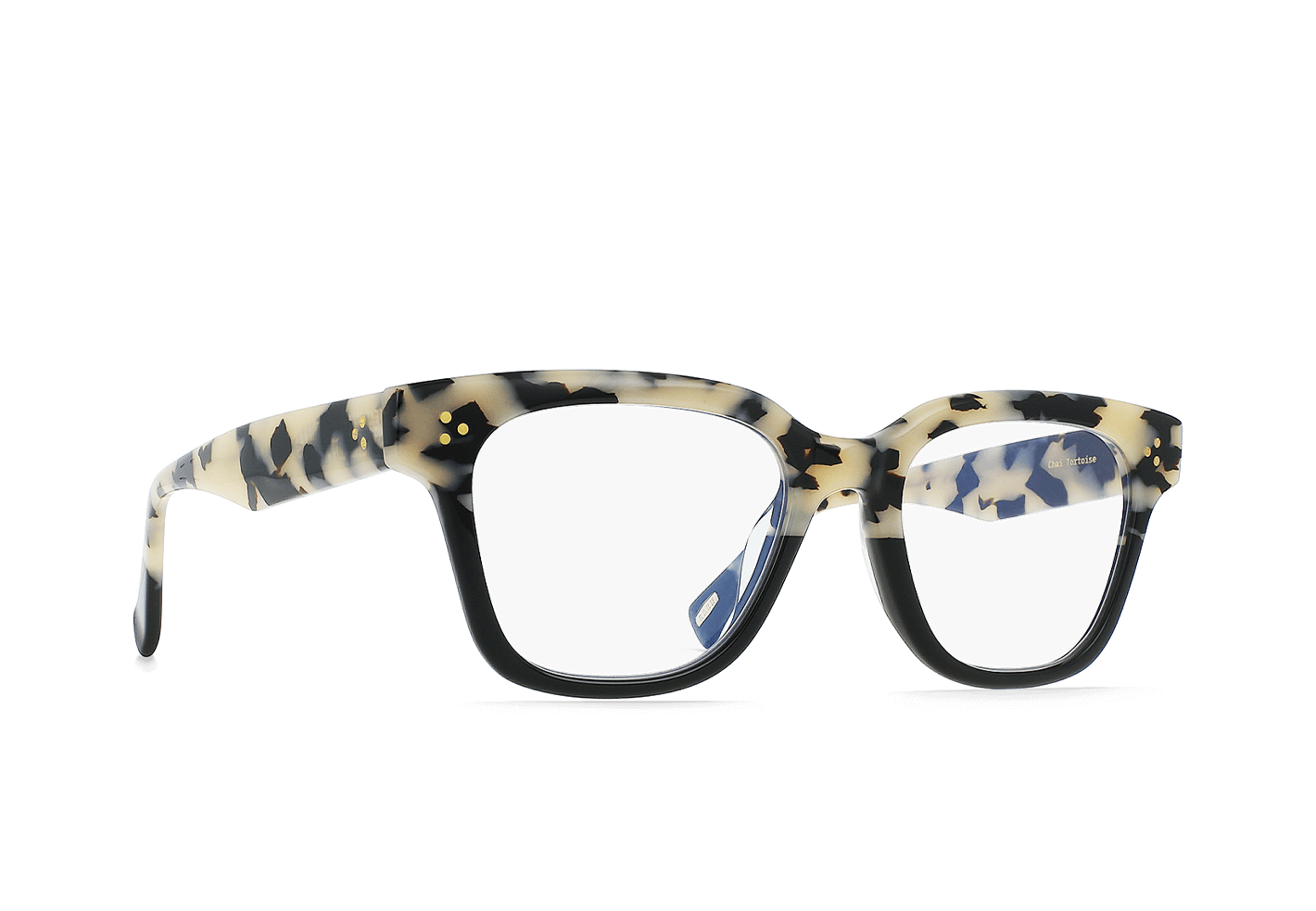 [Chai Tortoise + Black - Clear]