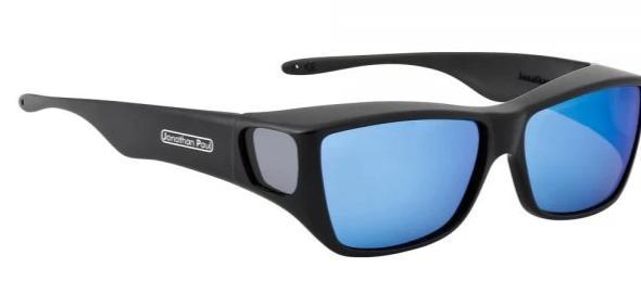 [Satin Black - Polarvue Blue Mirror]